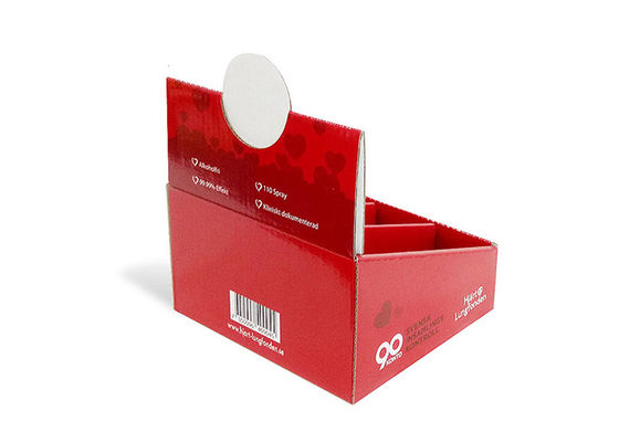 Mini Retail Tabletop Cardboard Display Stands Boxes With Heart Lung Foundation