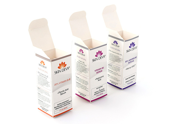 Printed Cosmetic Packaging Box 10cm Hight  Vitamin Hyaluronic Acid