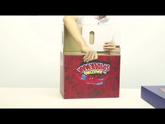 कस्टम लोगो फोल्डेबल पैकेजिंग बॉक्स मैटल लैमनेशन पेपर कार्ड बॉक्स 0.35 मिमी